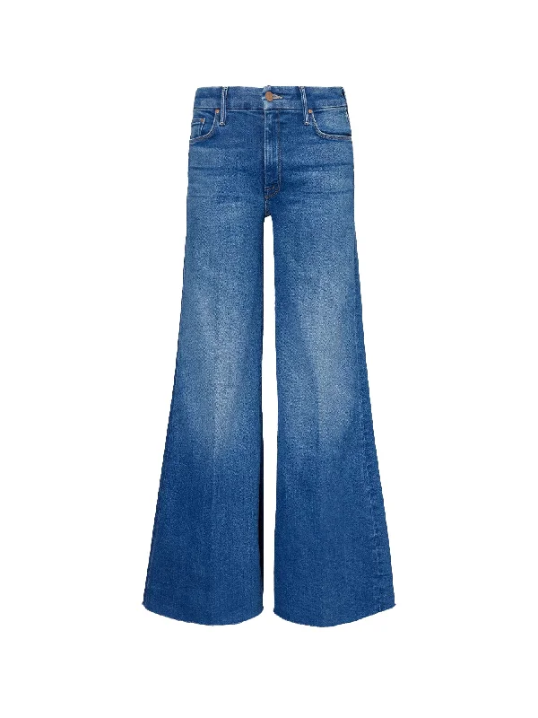 Mother Women's The Roller Fray Jeans, Work Hard Play Hard