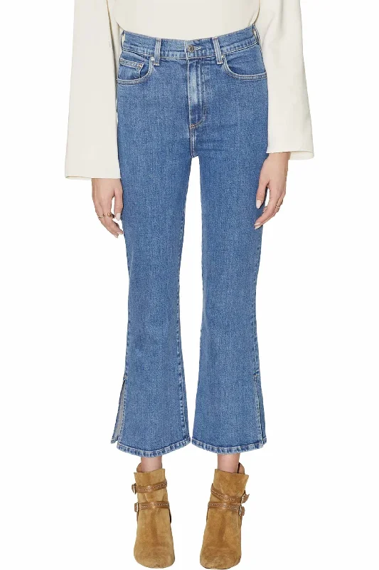 Stella Crop Flare Jean In Desert