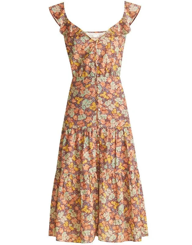 Malgosia Floral Midi Dress