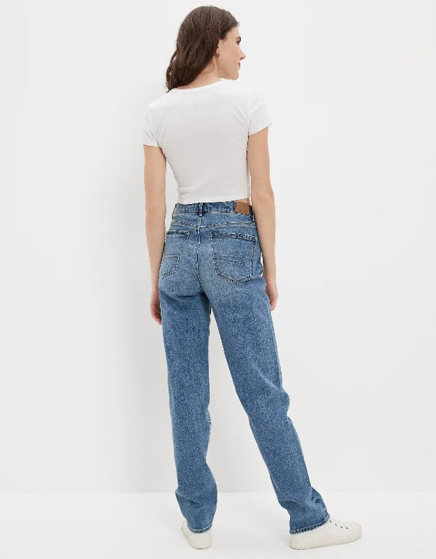 AE Stretch Highest Waist Baggy Straight Jean