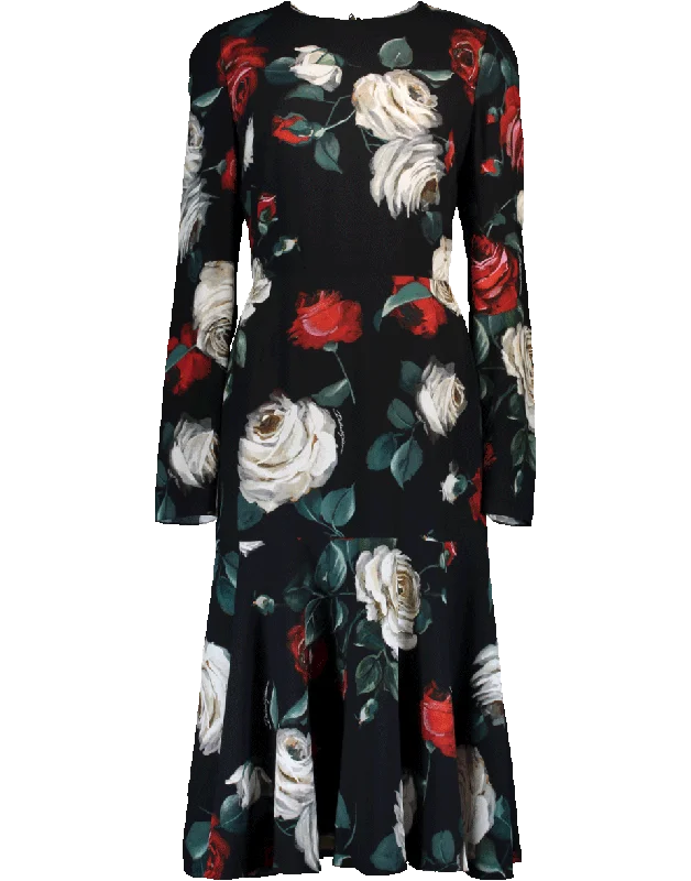 Floral Cady Dress