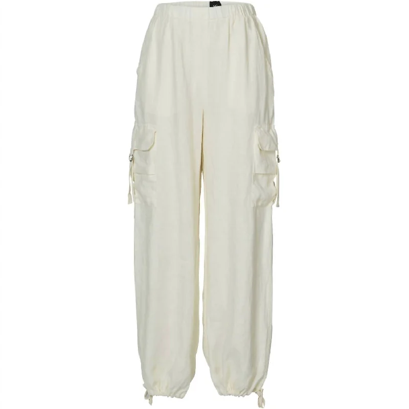 Uma Trouser Pants In Creme