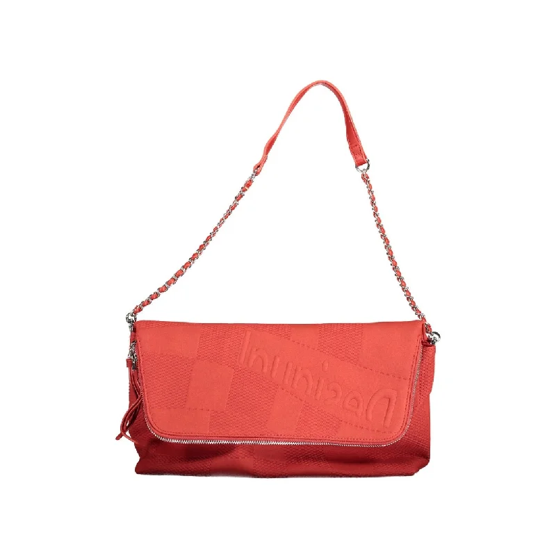 Desigual Red Polyethylene Women Women's Handbag