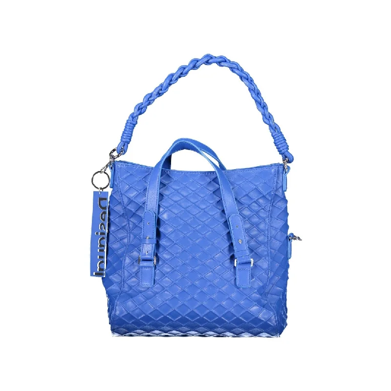 Desigual Blue Polyethylene Women Women's Handbag