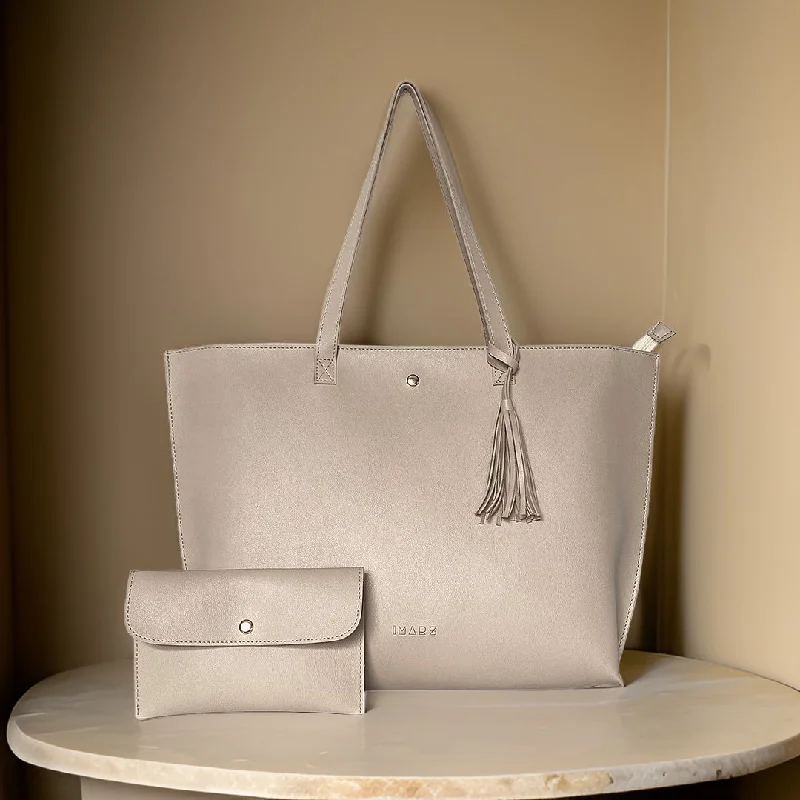 Classic Beige Tote Bag For Women & Girls