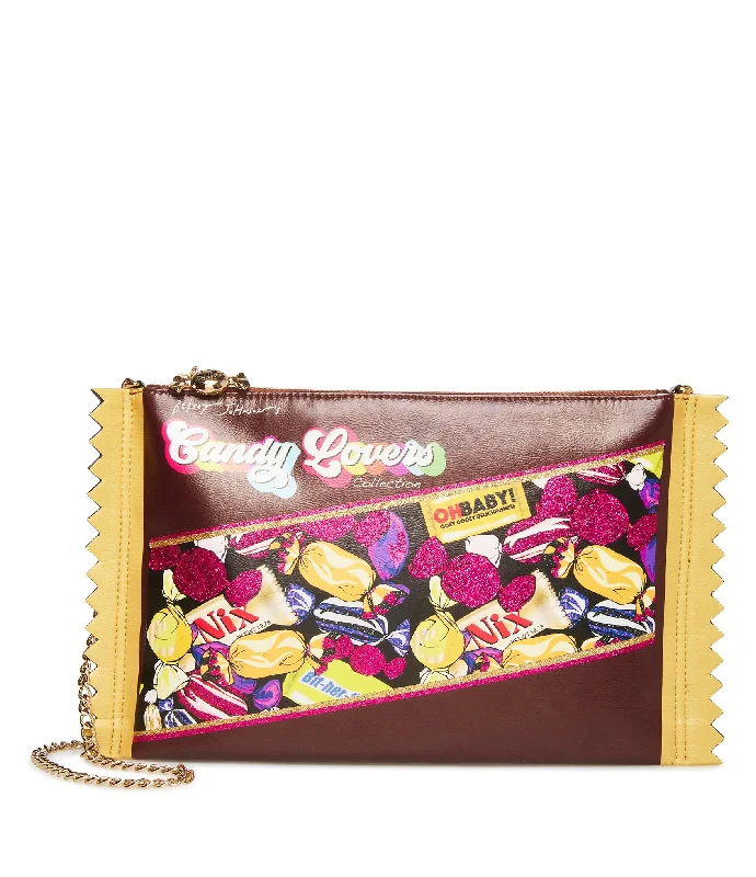 Betsey Johnson Kitsch Treat Me Clutch Crossbody Bag