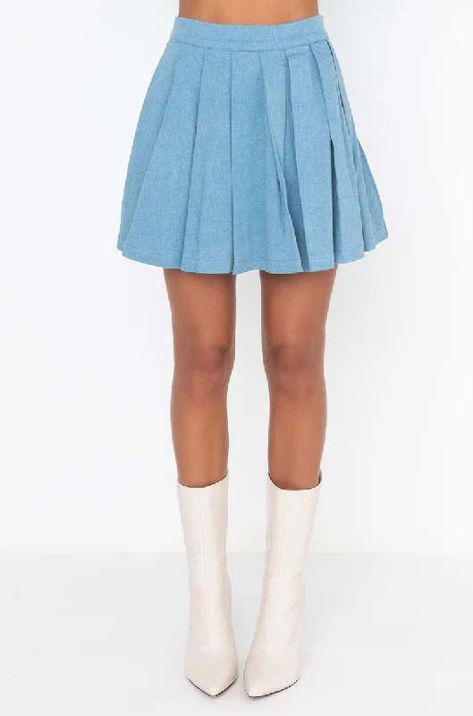 KEEP IT CUTE PLEATED MINI SKIRT