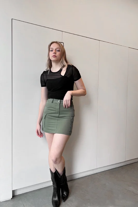 MINI CARGO SKIRT