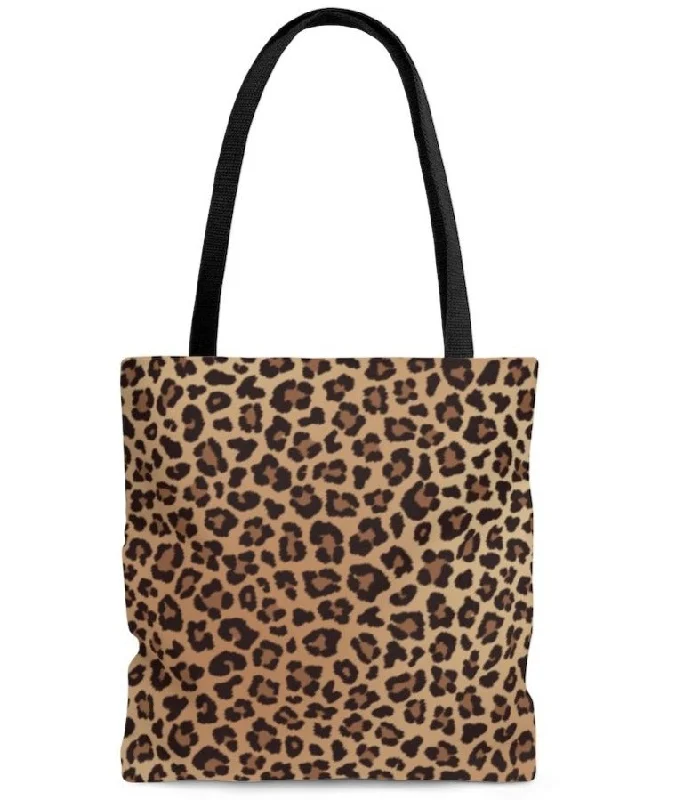 Coseey Leopard Print Animal Tote Bag