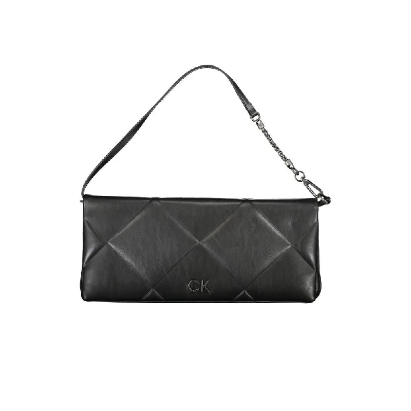 Calvin Klein Black Polyester Women's Handbag