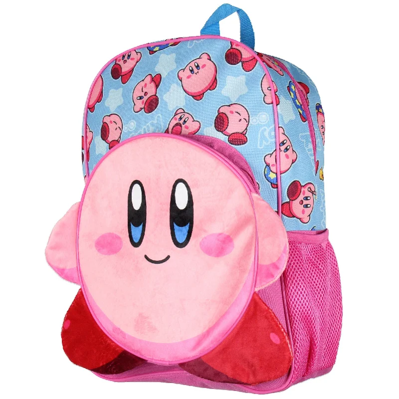 Nintendo 3-D Kirby Travel Backpack 16" Sublimated Print Bag - One Size