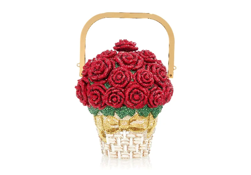 Basket of Roses Forever Bouquet