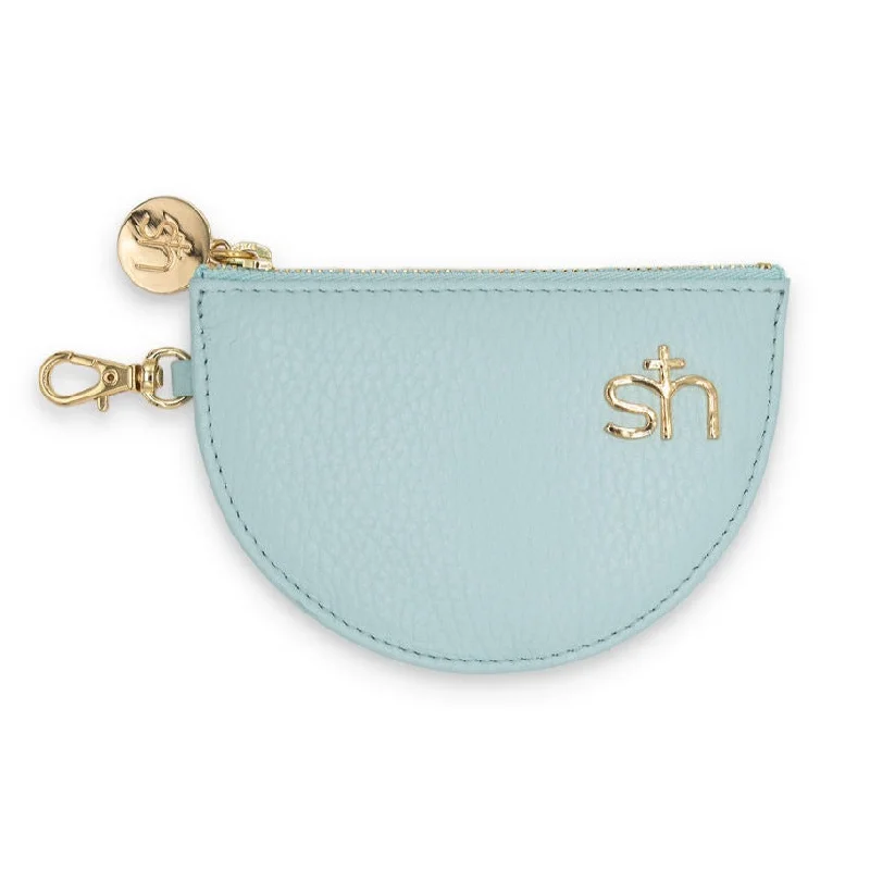 Zip Coin Pouch Clear Sky