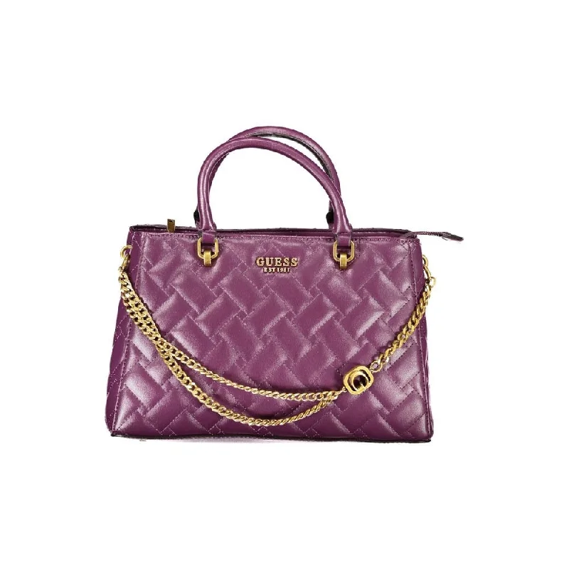 Guess Jeans Purple Polyethylene Women's Handbag