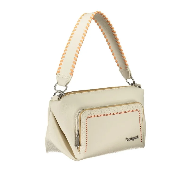 Desigual White Polyethylene Women's Handbag