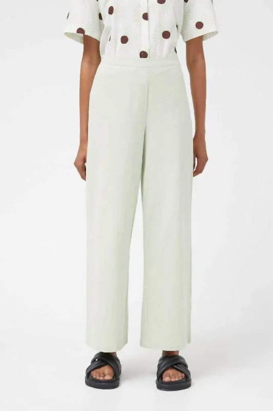 Summer Weight Trouser In Mint