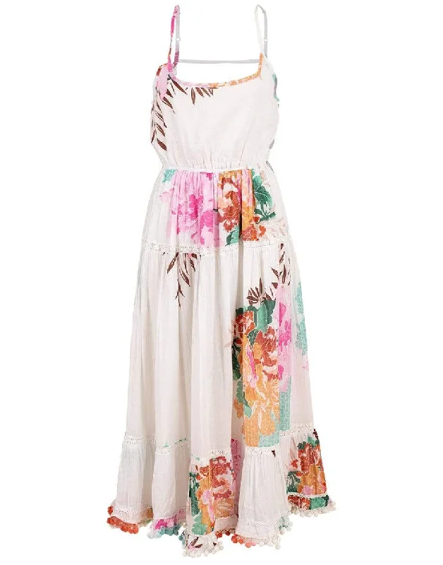 Long Cotton Floral Dress