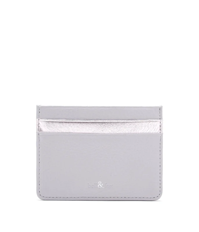 RUMI Card Holder - Lavender Grey with Metallic