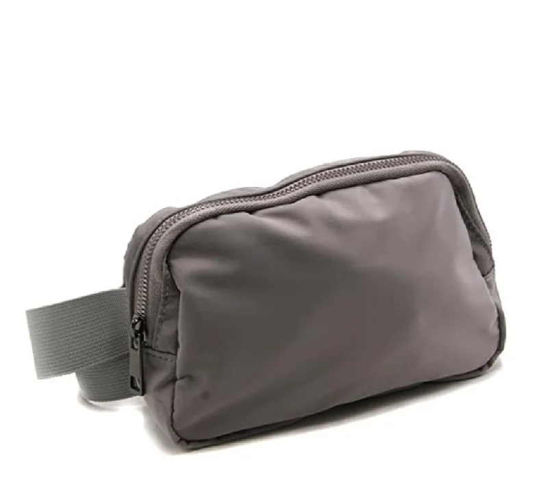 Grey "Dupe" Belt Bag - Final Sale