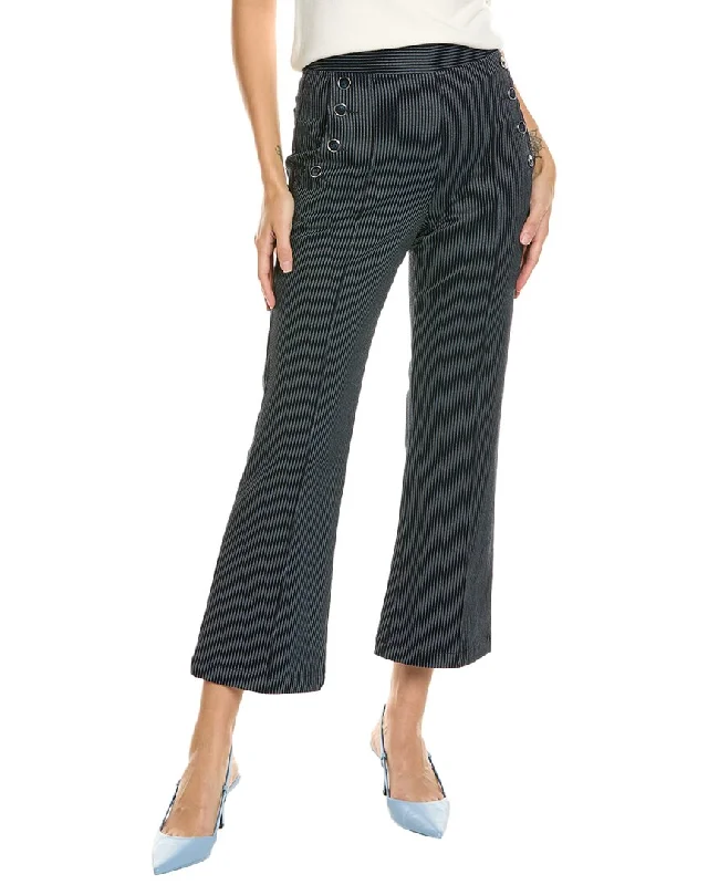 Badgley Mischka Denim Nautical Pant