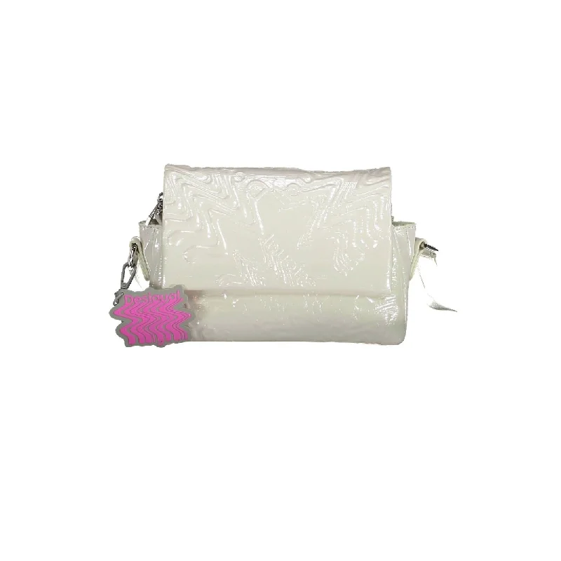 Desigual White Polyethylene Women Women's Handbag