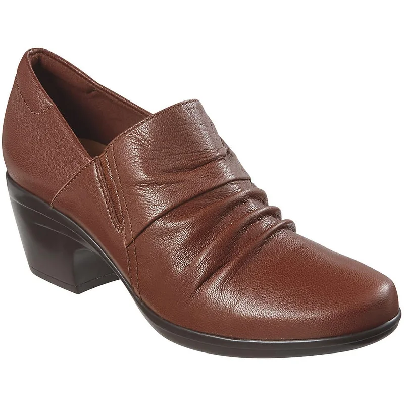 Clarks Womens Emily Cove Leather Dressy Shooties