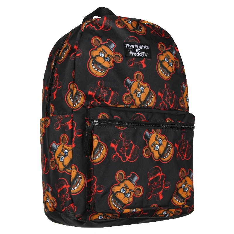 Five Nights At Freddy's Backpack Freddy Fazebear Sublimated Travel Backpack - One Size