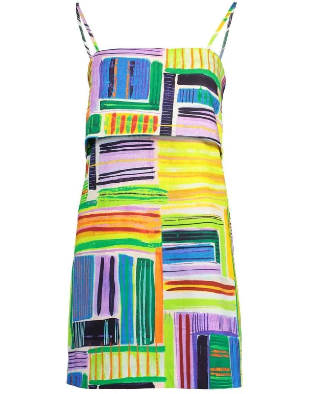 Vivid Abstract Daphne Dress