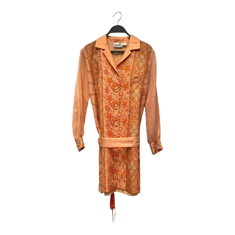 ALFRED SHAHEEN/Tunic Dress/M/Paisley/Cotton/ORN/