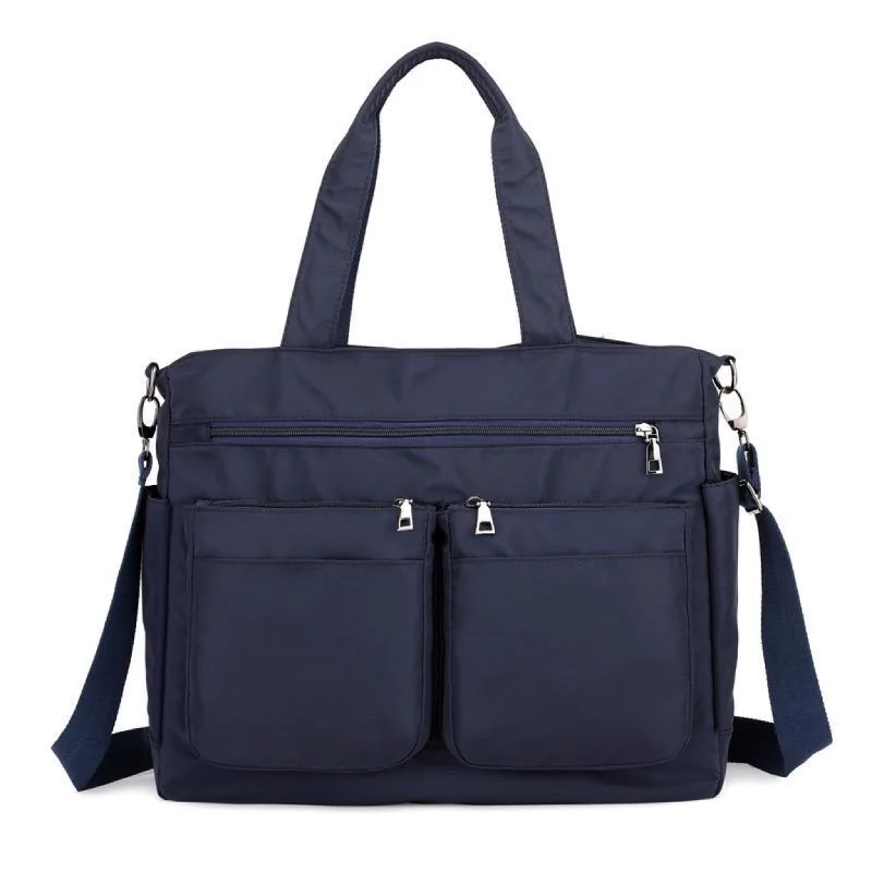 Blue Cleo Tote Bag