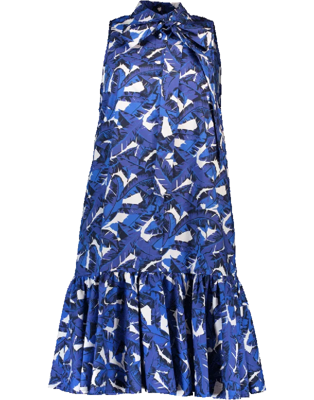 Floral Print Trapeze Dress