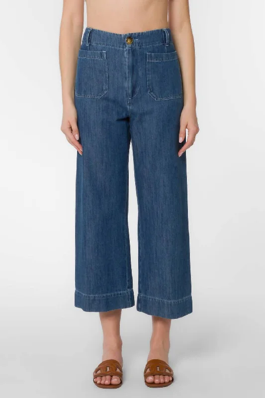 Alyx Wide Leg Denim Pant In Indigo