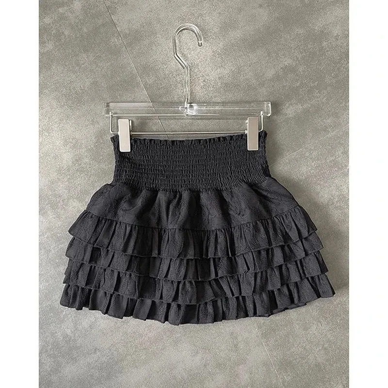 Y2K Ruffle Mini Skirt