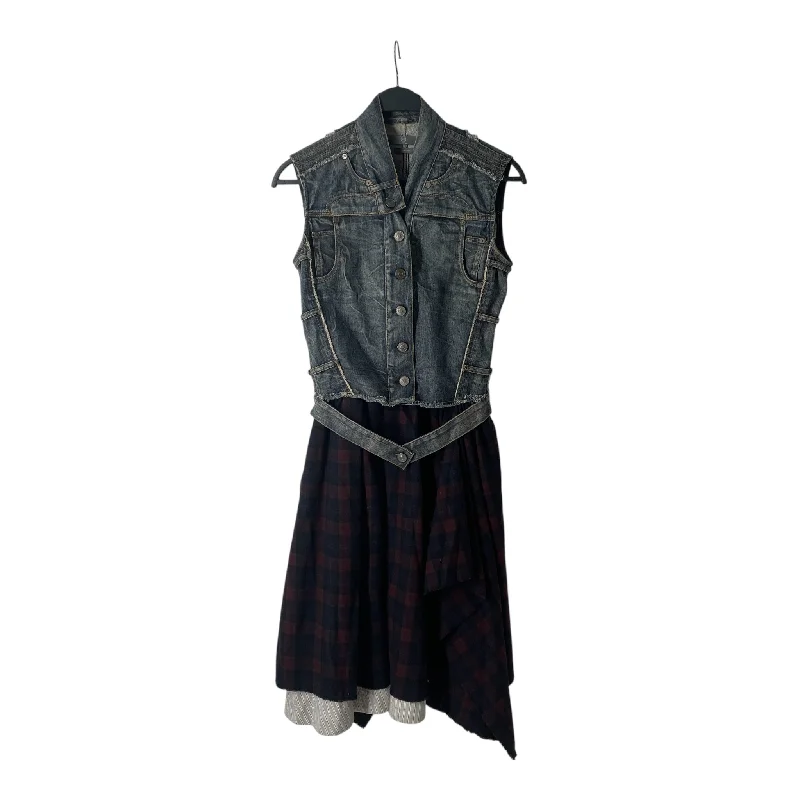 Alexander McQueen/Dress/42/Plaid/Cotton/BRD/deim top