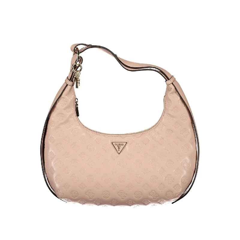 Guess Jeans Pink Polyethylene Women Women's Handbag