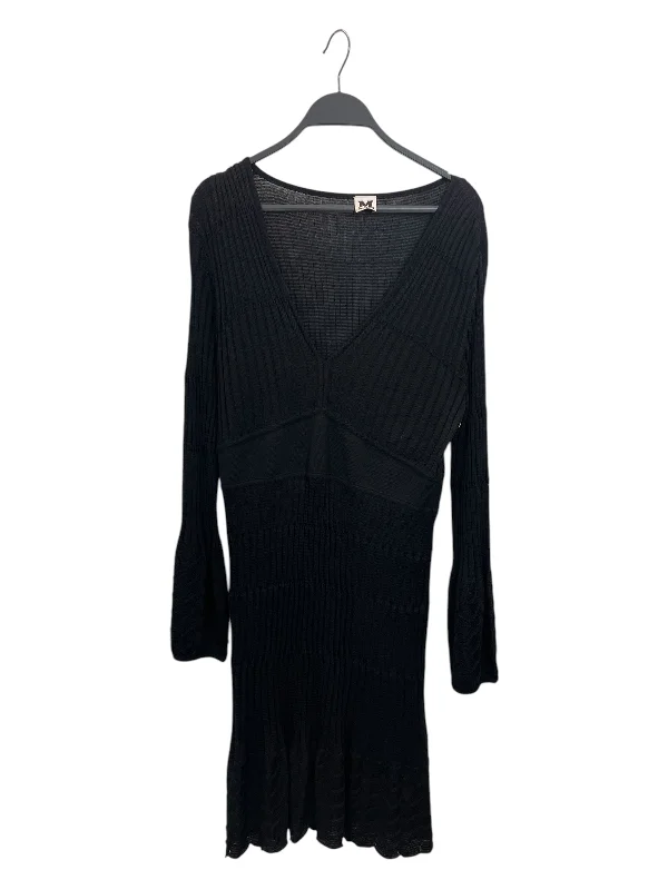 MISSONI/LS Dress/48/Cotton/BLK/