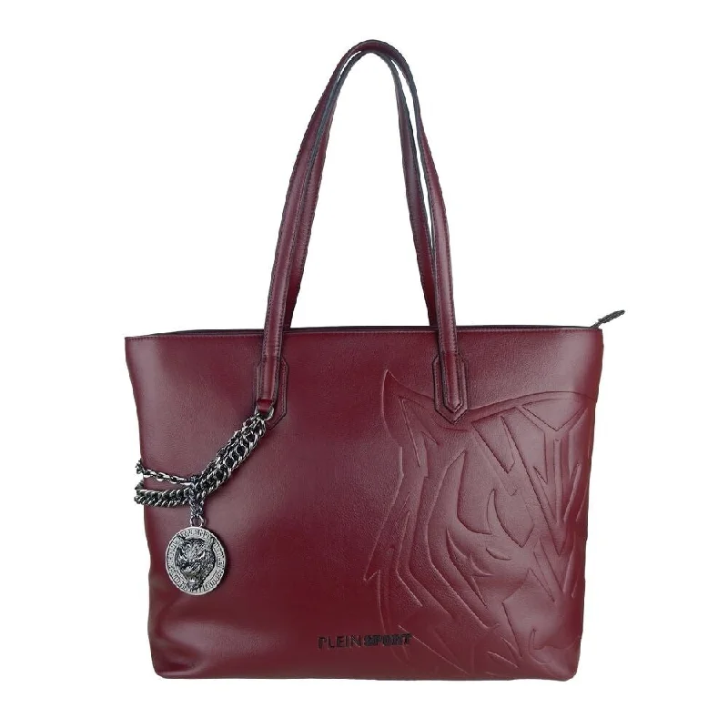 Plein Sport Red Polyethylene Women Shoulder Women's Bag