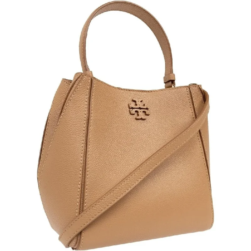 Tory Burch Women's Mcgraw Small Bucket Bag, Tiramisu