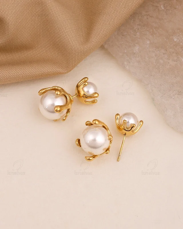 Duo Pearl Fashionable Stud